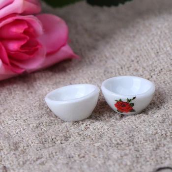 

Mini Cock Bowl 1:12 Cute Dollhouse Miniature Kitchen Baby Kids DIY Toys