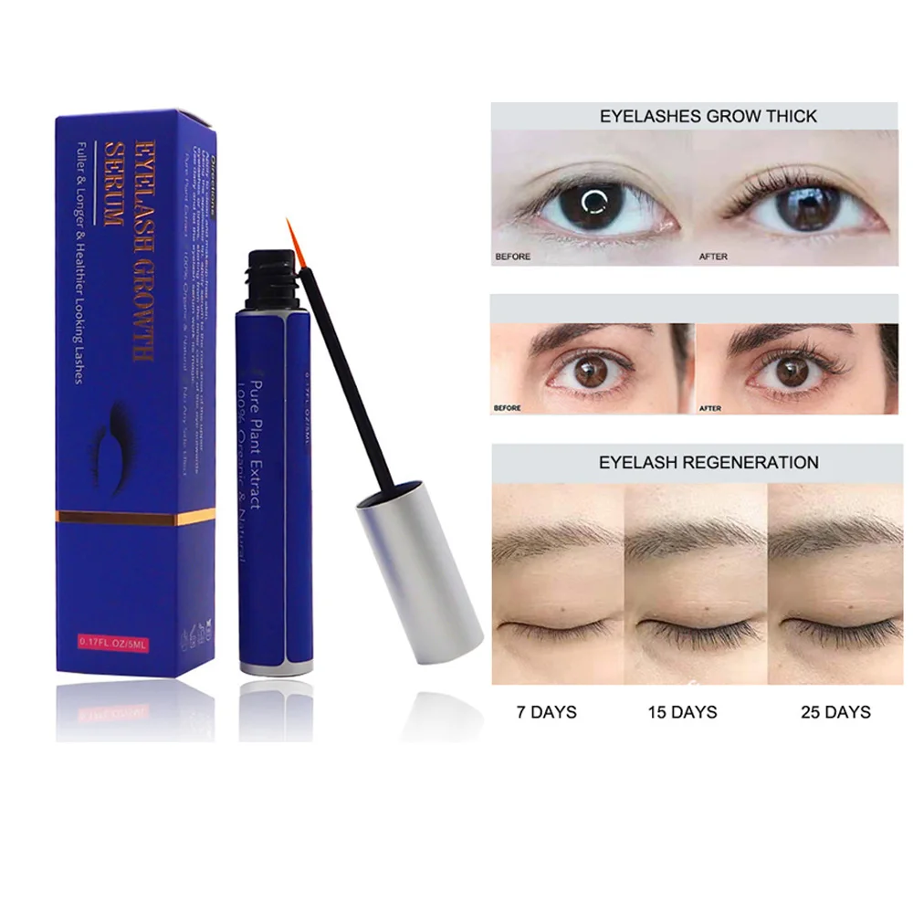 

5ml Eyebrow Enhancer Lash Rapid Boost Oil Liquid Longer Fuller Thicker Lashes & Brows Premium Eyelash Growth Serum