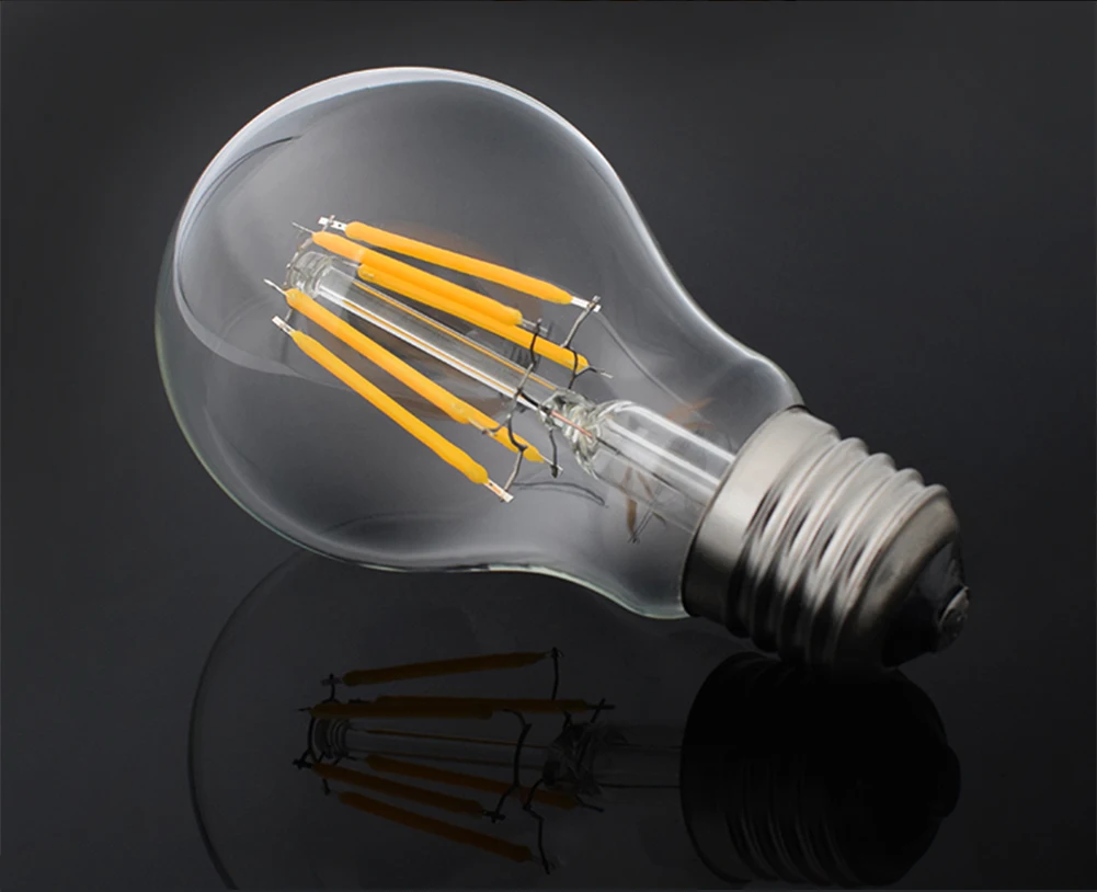 TSLEEN 10x 4W 8W 12W 16W E27 Led Bulb Edison Filament Lamp G45 A60 360 Degree 220V 110V Retro Globe Light Lighting Indoor Decor