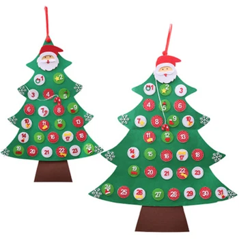 

Artificial Christmas Tree New Year's Products Kids Toys DIY Felt Xmas Tree Christmas Home Decoration Accessories