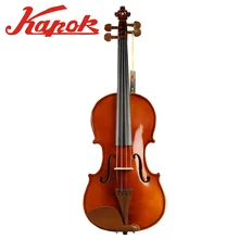 Капок скрипка V305, скрипка из массива дерева ручной работы, блеск высококачественной скрипки, скрипка ручной работы, чехол с скрипой, бант канифоль