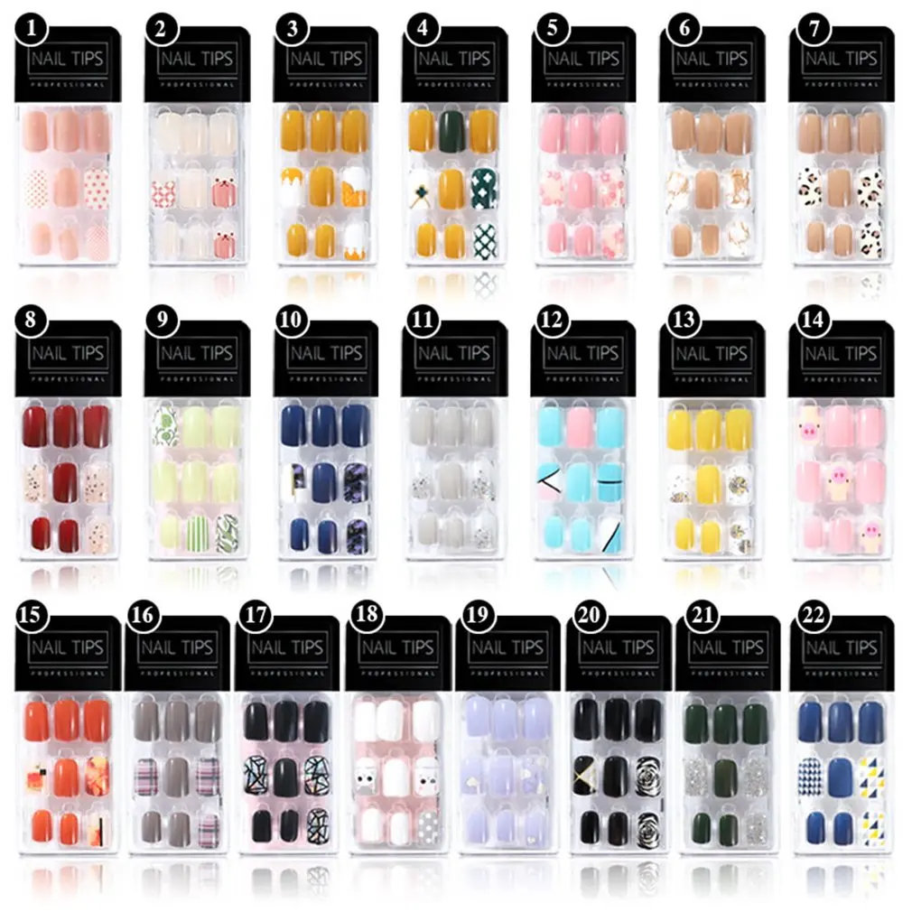 Wear Nail Art Finished Piece Detachable Fake Nails Ultra-Thin No Trace Patch Professional Fashion | Красота и здоровье