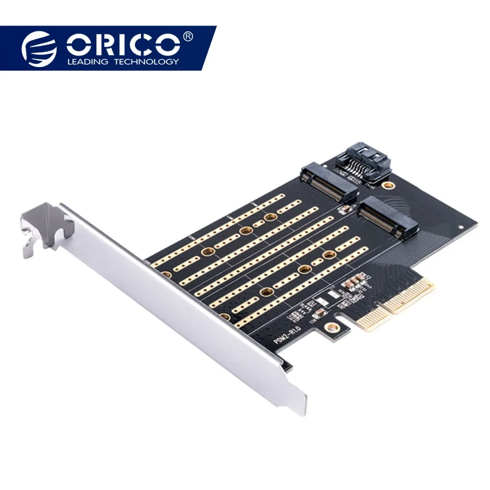 Orico Pci-E Express M.2 M B ключ интерфейс Ssd карта расширения M.2 Nvme для Pci-E 3,0X4 Gen3 Конвертация карты Поддержка 2230-2280