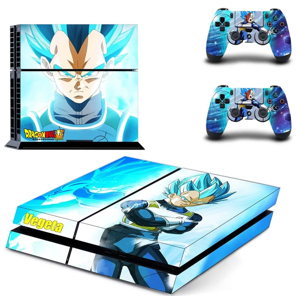 Dragon Ball супер полное покрытие лицевые панели наклейка для PS4 наклейка для playstation 4 консоль и контроллеры наклейка для PS4 виниловая наклейка