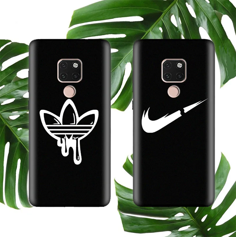 

Street Sports Brand Soft Csae For Huawei P20 P30 Lite P20 P30 Pro Mate 20 Pro Matte Silicon Phone Cover Fashion Logo Funda Coque