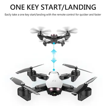 

L107 Foldable RC Drone 4K Optical Flow WIFI Dual Camera Headless Mode RC Helicopter Aircraft Remote Control Toys