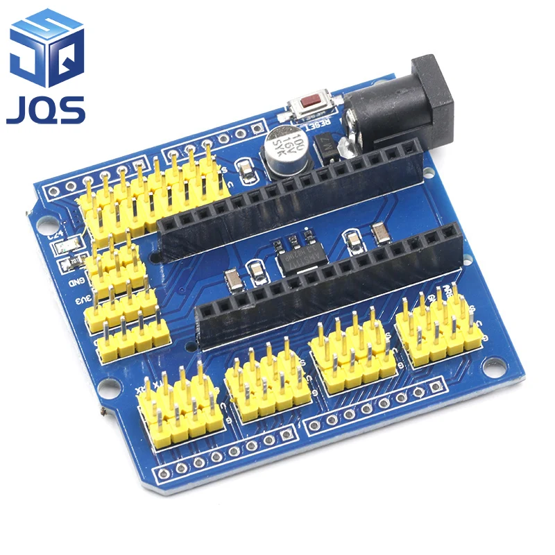 Big Discount EKM NANO I/O IO Expansion Sensor Shield Module For Arduino UNO R3 Nano V3.0 3.0 Controller Compatible Board I2C PWM Interface 3.3V 