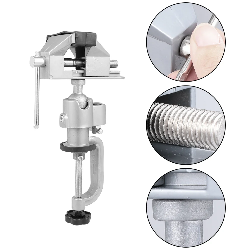 

Rotate Bench Vise Swivel Tabletop Clamp Vice Universal Worker Hand Tool Supplies