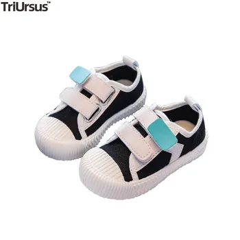 

TriUrsus Kids Boys Girls Canvas Shoes 2020 Spring Summer Children's Casual Shoes Candy Color Toddler Sneakers Drop Shipping
