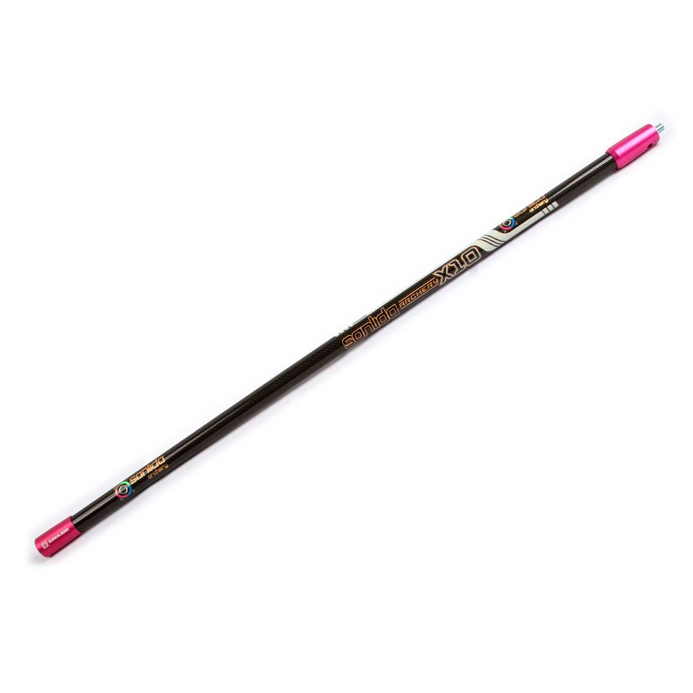 Sanlida стрельба из лука X10 стабилизатор 2" или 30" длинный стержень из углеродного волокна изогнутый лук аксессуары мишень, стрельба из лука - Цвет: 30 inch Pink
