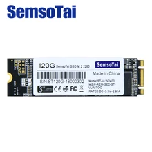 SemsoTai ssd m2 120 ГБ NGFF 2280 m.2 ssd SATA 3,0 500 МБ/с. 420 МБ/с. 3 года гарантии Внутренний твердотельный накопитель для ноутбука, настольного компьютера