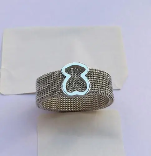 

Unadjustable Finger Ring 1PC Stainless Steel BEAR jewelry Fashion Jewelry Top-grade Plated Factory Price wholesale