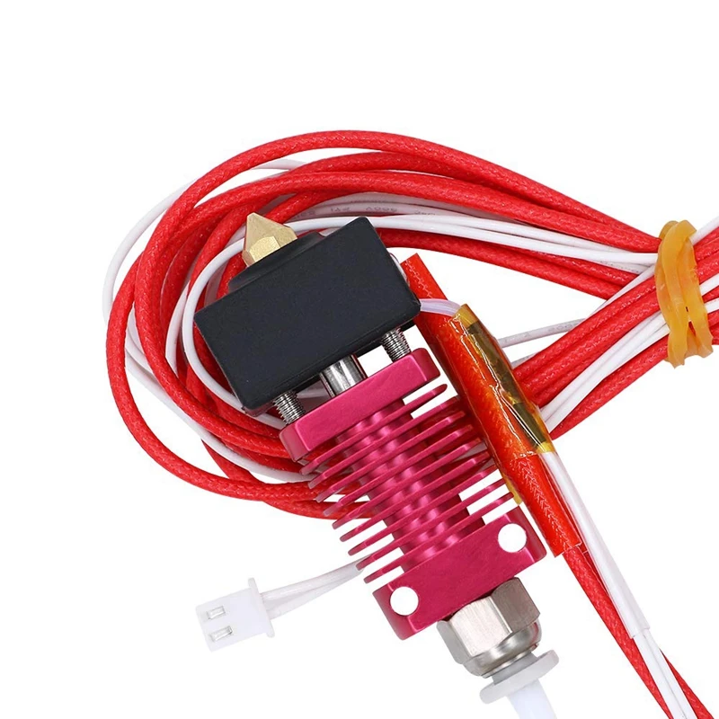 3D принадлежности для печати Creality Ender 3 Собранный Hotend комплект 1,75 мм 0,4 мм Mk10 Алюминиевый Экструдер Горячий Конец