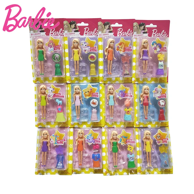 Genunie Mini Barbie Pop De Horoscoop Prinses Aankleden Leo Ram Tweelingen Complete Set Collection Kerstcadeaus - AliExpress