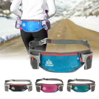 

AONIJIE Running Waist Bag Hydration Belts Bottle Holder Belt Reflective Water Pack Men Women Packs Backpack Outdoors Accessories
