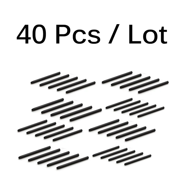 Universal Black Standard Replaceable Pen Nibs Stylus Tip for Wacom Pen Intuos Pen Bamboo Pen 40 Pcs Per Lot