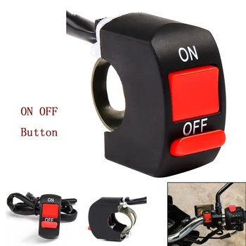 

Universal Motorcycle Handlebar Flameout Switch ON OFF Button For moto DC12V/10A For Honda CB400SF CB1100 CB600F CB1000R CBR900RR