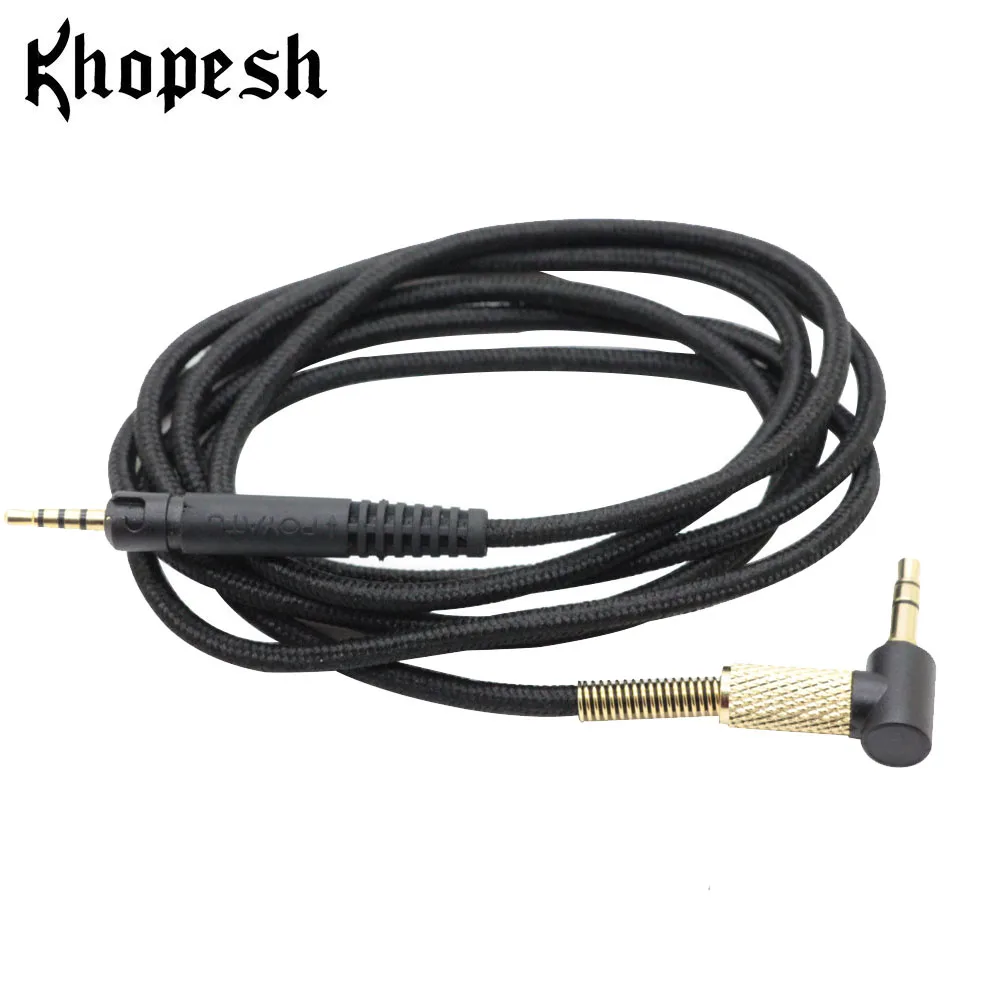 Кабель для наушников Khopesh с микрофоном Sennheiser HD598 HD558 HD518 HD 598 сменный кабель 2 5 мм 3