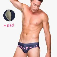 Пуш-ап Мужская одежда для плавания, плавки, шорты узкие, стрейчевые, с принтом, купальный костюм, популярный бренд, для серфинга, летние, пляжные, спортивные штаны