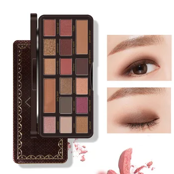 

16 Color Shining Eyeshadow Palette Waterproof Smoky Eye Shadow Pallete Matt Powder Cosmetics Makeup Palette Eyeshadow ES3233A