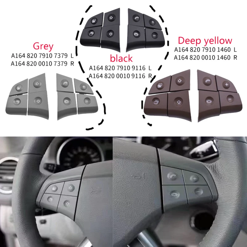 Автомобильная многофункциональная аудио кнопка для Mercedes-Benz W164 GL ML 2006-2009