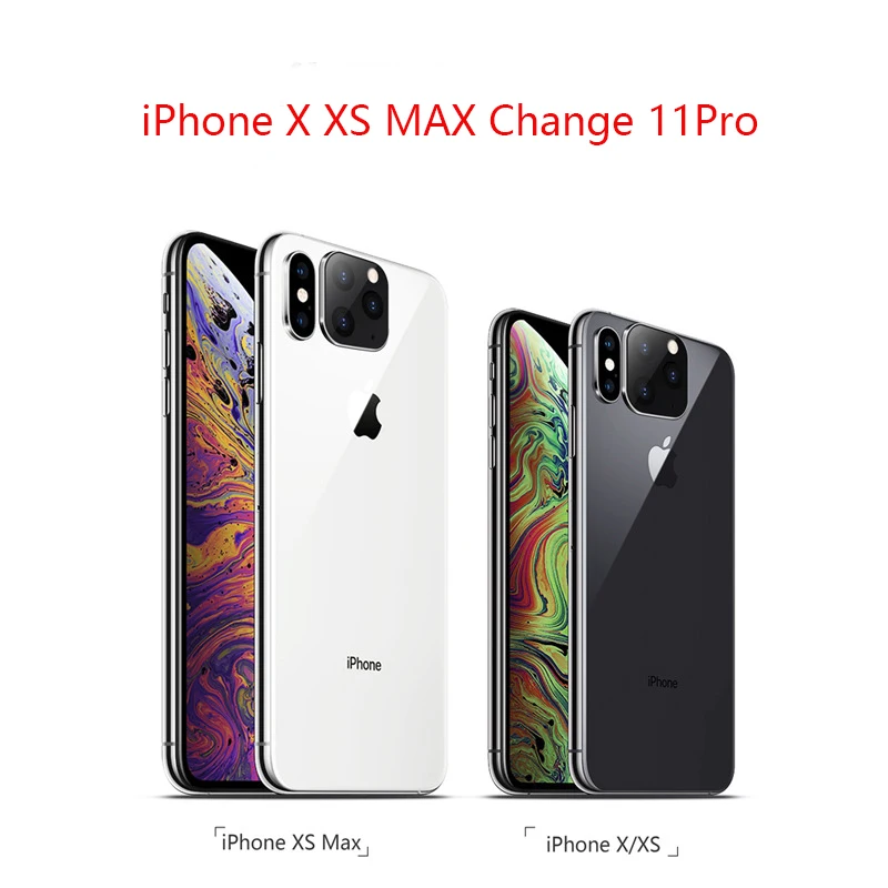 For iPhone X XS XR Seconds Change 11 PRO MAX Lens Sticker 11PRO MAX Luxury Metal Alumium Protector Cover Camera Protective Cover