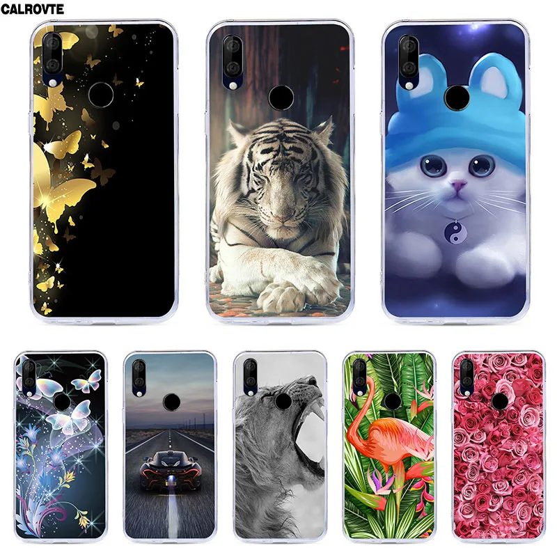 

CALROVTE Case For BQ 6040L Wolf Silicon TPU Cover for BQ-6040L Magic Cat Animal Shell Bag Housing Phone Cases for BQ 6040 L