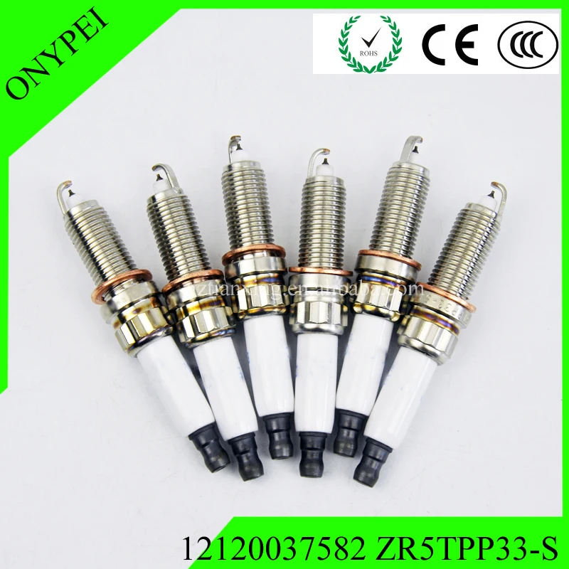 Free shipping 6pcs/lot Iridium Spark Plug 12120037582 ZR5TPP33-S For BMW 12120-037582 ZR5TPP33S | Автомобили и мотоциклы