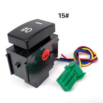 

Newest fireproof 12V Car Fog Light Switch Daytime Running Lights Switch For NISSAN Qashqai Juke Tiida Almera Car Accessories HOT