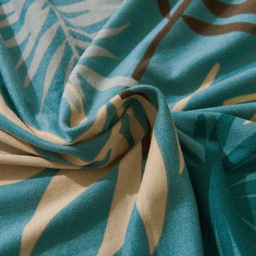 Украшение для стула защитный съемный Противоскользящий лист напечатанный Эластичный полиэстер квадратный табурет сиденье бар мягкая домашняя спальня