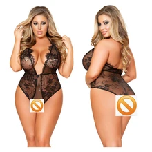 Женское кружевное черное нижнее белье для девочек, для увеличения размера плюс, 4xl, 5xl, 6xl, женское сексуальное нижнее белье, эротические костюмы