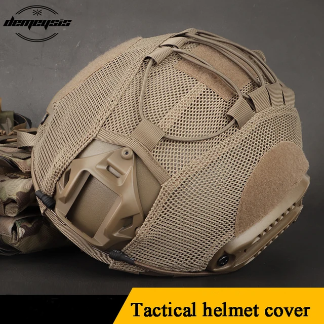 Tactical Multicam Helmet Cover Airsoft Paintball Wargame Gear FAST Helmets Covers Protect