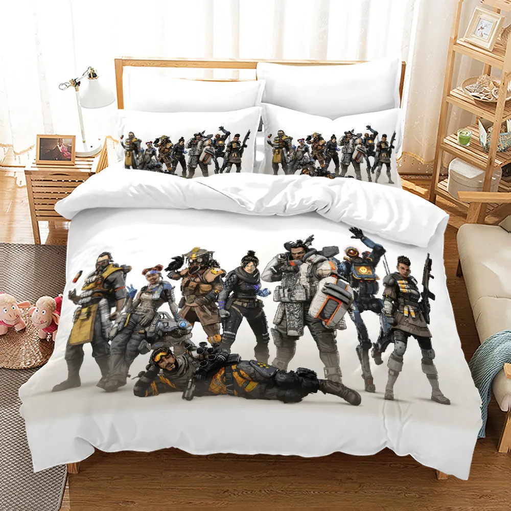 APEX Legends Bedding Set Single Twin Full Queen King Size shooting game Bed Set Aldult Kid Bedroom Duvetcover Sets 3D Print 012