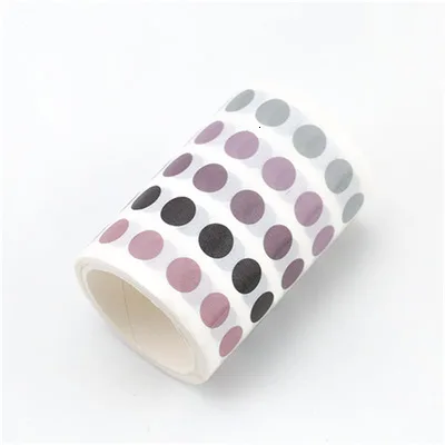 Creative Colorful Round Stickers Mark DIY Hand Account Decoration Sticker Diary Kawaii Gift School Stationary Supplies 06545 - Цвет: 6
