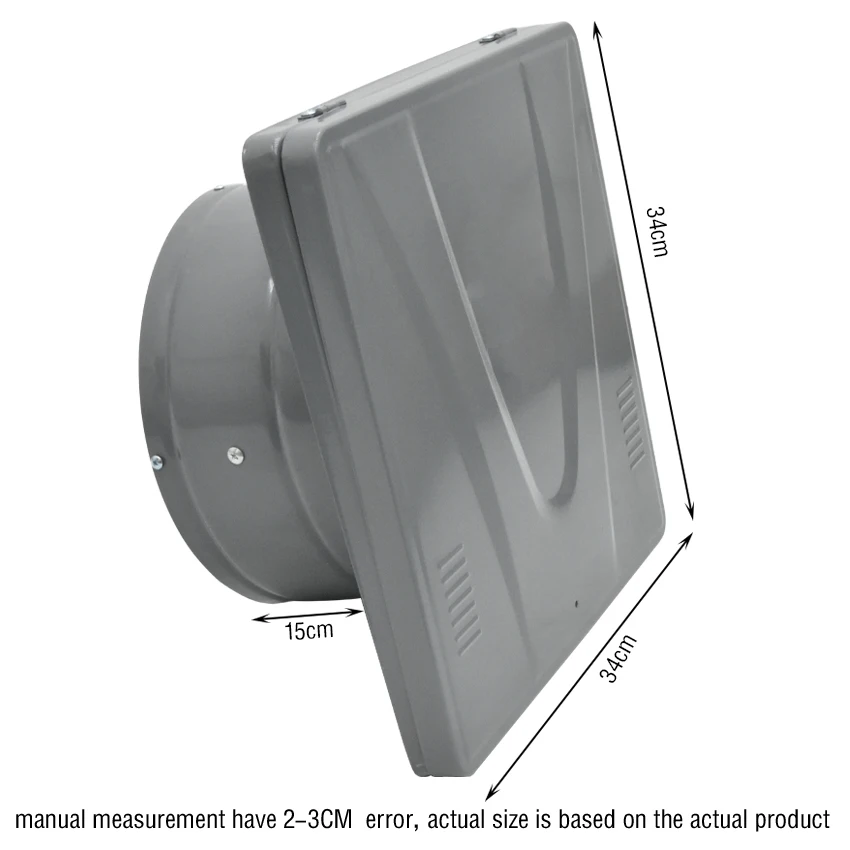 polegadas, 100w, tampa, ventilador axial, soprador de