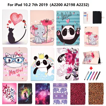 

Lovely Panda Elephant Case For Apple ipad 10.2 2019 7th 7 Generation Tablet Caqa Fundas Cover Coque Shell Case For IPad 10.2”