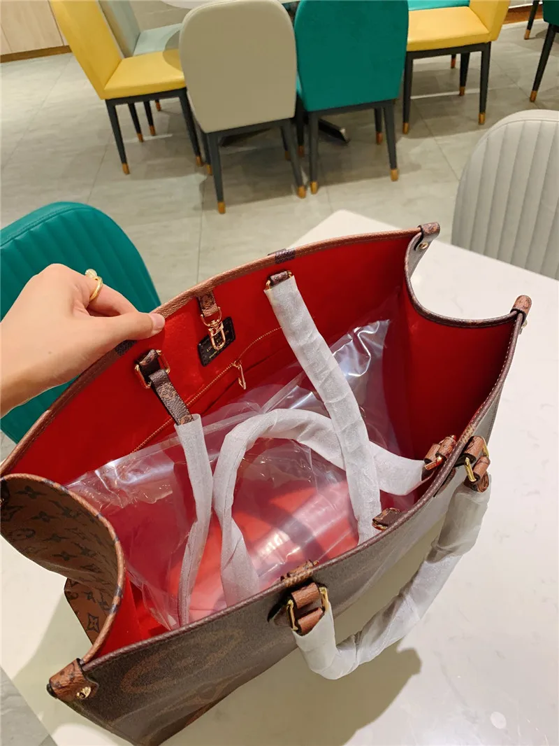 

fashion shoulder bag Print color matching shopping bag large handbag shoulder messenger bag women's bag