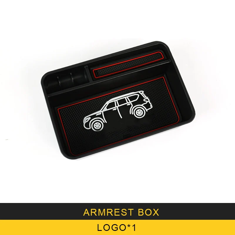GELINSI для Nissan Patrol Y62 Авто Стайлинг центральный подлокотник коробка для хранения Органайзер чехол аксессуары для интерьера - Название цвета: logoX1