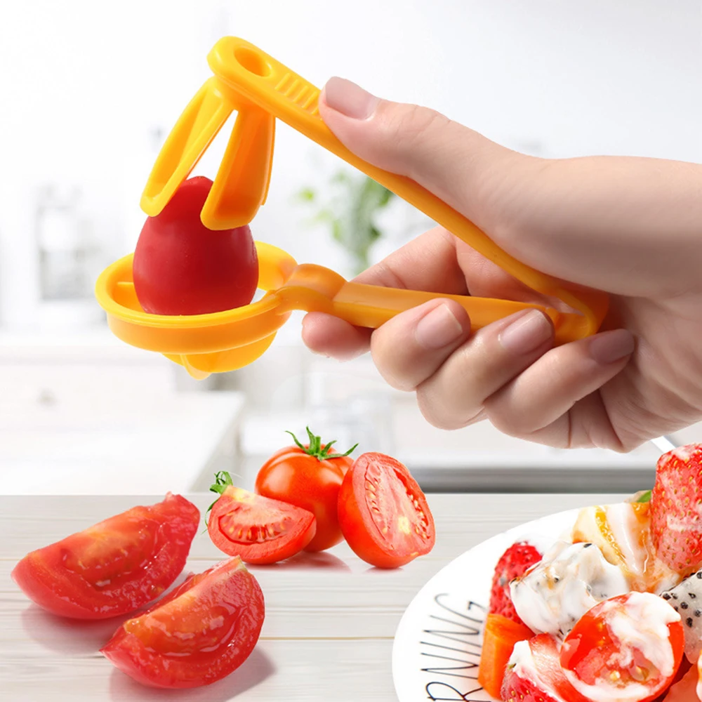

Hot Sale 1Pc Multifunctional Fruit Slicer Cherry Tomato Fruit Vegetable Cutter Egg Slicer Kitchen Gadgets Tools Dropshipping