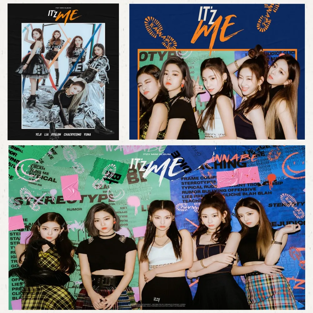 ITZY Kpop WANNABE постеры корейские певцы белая бумага с покрытием печать четкое