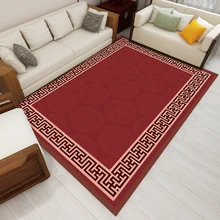 Классический китайский стиль, нескользящий гелевый коврик, Кристальный бархат, домашний прихожей, чайный коврик для стола, коврик для спальни, кухни