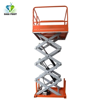 

new production manual operation vertical lift platform