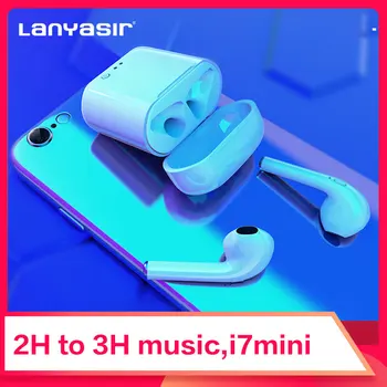 

Lanyasir Mini i7s TWS Wireless Bluetooth Earphone Headset With Charger Box for iPhone Ios Bluetooth Earbuds Stereo Earpiece fone