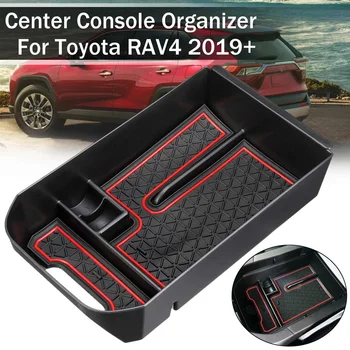 

Stowing Tidying Car Center Console Organizer Coin Holder Armrest Storage Box Tray For Toyota RAV4 2019 2020