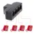 RJ11 6P4C Женский К 4 Ethernet RJ45 8P8C Мужской F/M Адаптер Конвертер Кабель Телефон