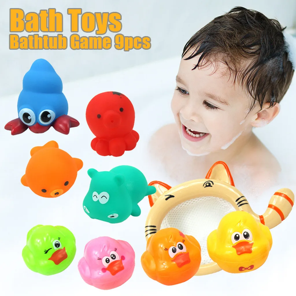 9pcs Kids Early Education Fun Learning Toys For Children Bath Toddlers Educational Toy for Bathtub Game W914 | Игрушки и хобби
