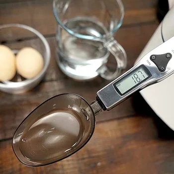 

New High Quality 500g/0.1g Portable LCD Digital Kitchen Scale Measuring Spoon Gram Electronic Spoon Weight Volumn Food Scale
