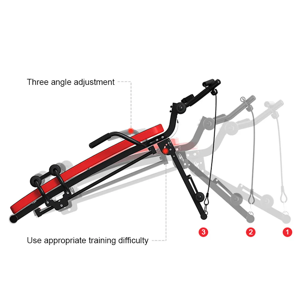 US $450.00 Multifunction Situps Bench For Abdominal Muscle Bodybuilding Workout Press Indoor Gym Fitness Equipment