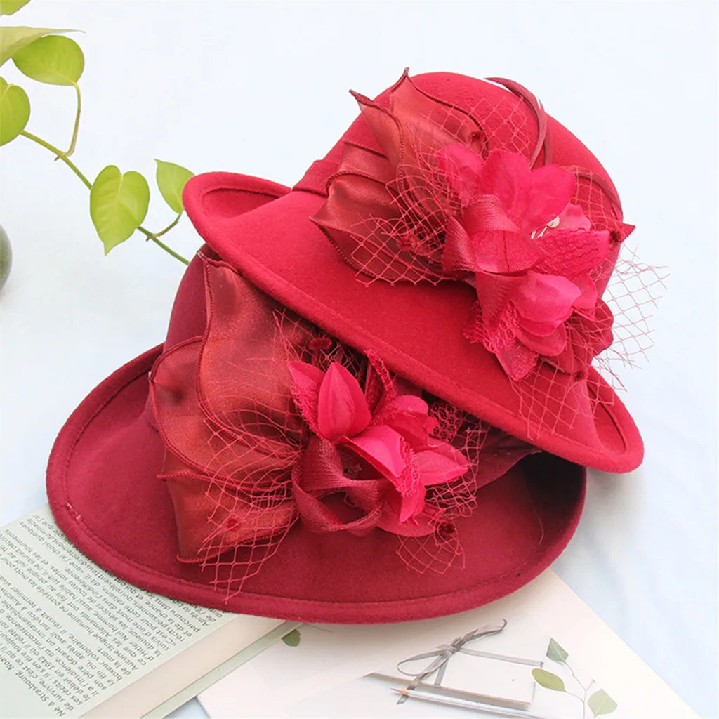 Fedoras винтажные теплые вечерние одноцветные женские модные вечерние свадебные шляпы берет французский стиль шляпа художника шляпа сомбреро# BA