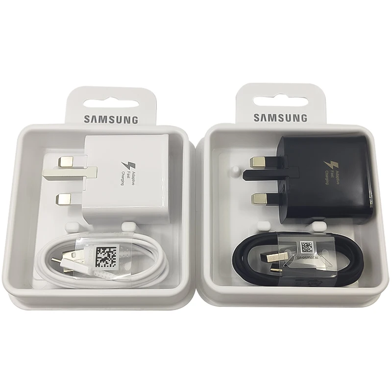 samsung быстро Зарядное устройство штепсельная вилка британского стандарта быстрый адаптер 2A Тип C кабель для Galaxy S10 S8 S9 плюс A3 A5 A7 A70 A80 Note 9 8 10